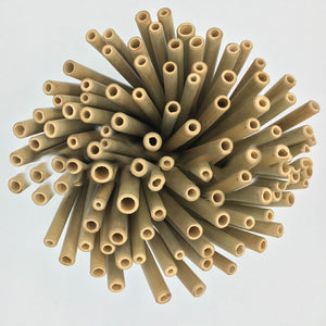 Organic Bamboo Straws (4 piece set) - steelmystraws